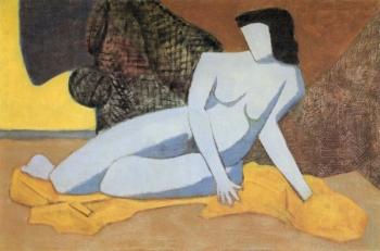 Milton Avery : Blue nude